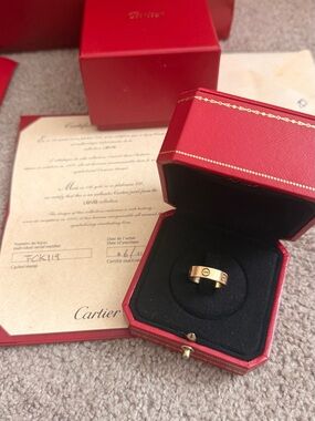 Cartier Yellow Classic Gold Love Ring size 53